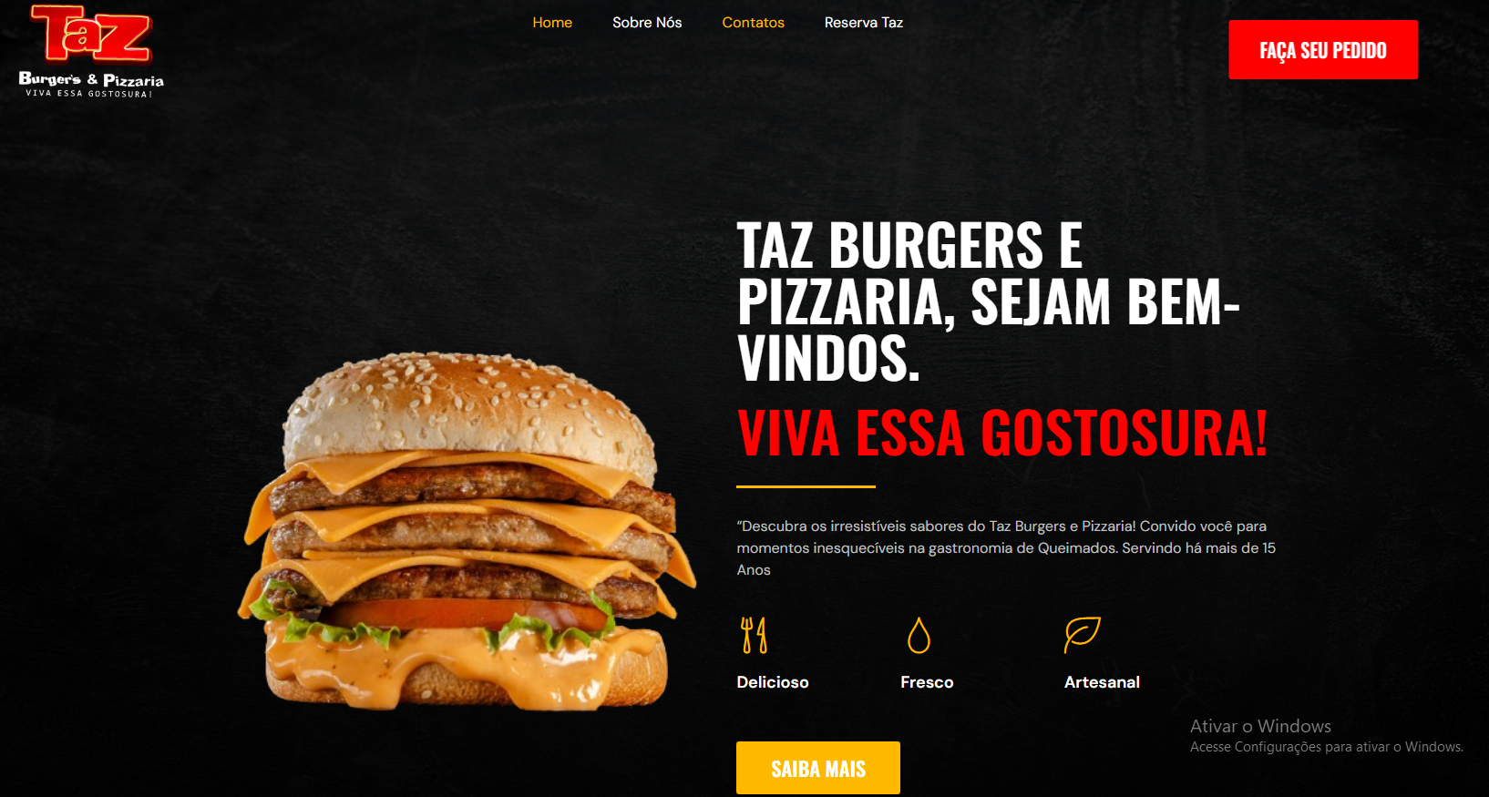 Site Taz Burgers